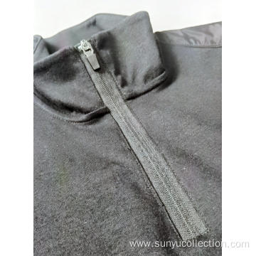 Men's standcollar sweatshirt without hood